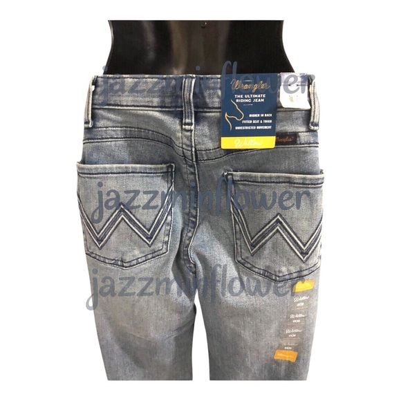 Wrangler willow ultimate riding blue jeans size 3x34 10wrw60ad new - Picture 13 of 17